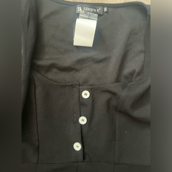 NEW WITH TAGS! Allegra K Black Jumpsuit - Picture 6 of 7